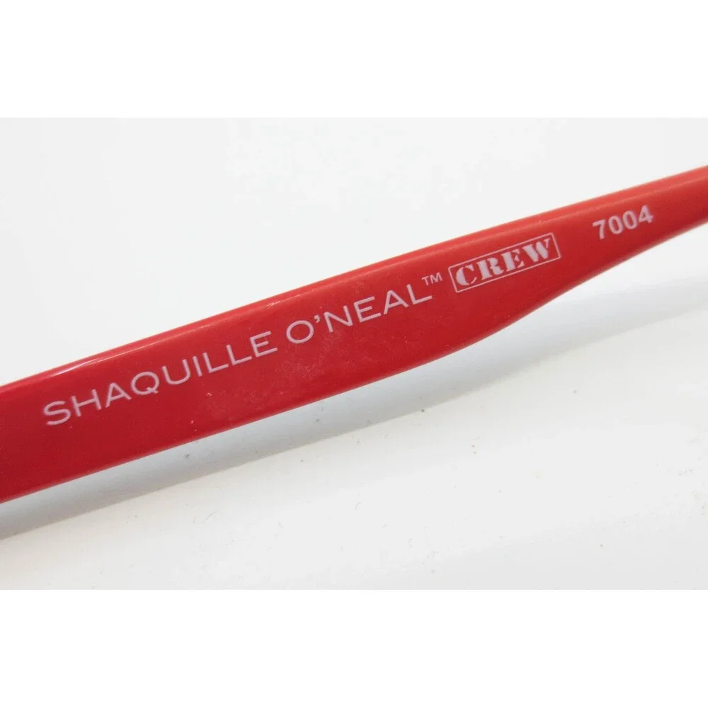 Shaquille O'Neal Crew 7004 Eyeglasses Frames Zyloware 50-16-135 Red Black